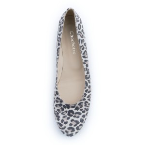 Monica アニマル柄アイボリー アッパー画像