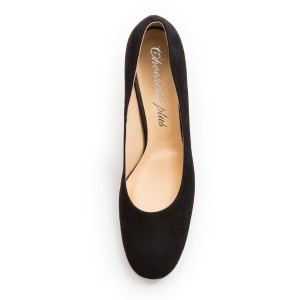 Adele スエード黒 アッパー画像