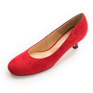 Adeleスエード赤画像