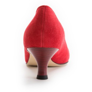 Adele スエード赤 うしろ画像