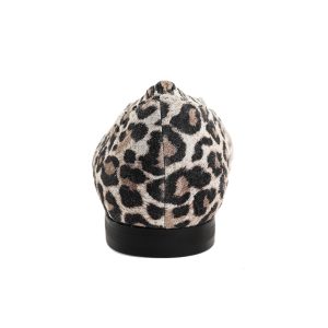 Nicole アニマル柄アイボリー うしろ画像